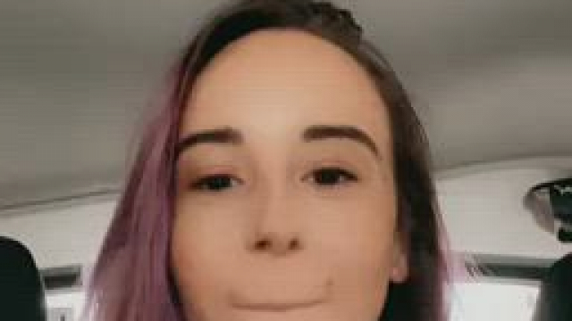 My friends were so shocked at how comfortable I was doing this in our Uber [gif]