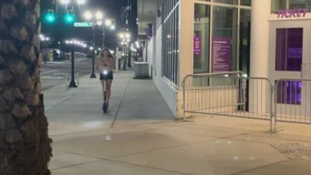 Look twice at a girl riding a scooter