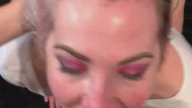 He covered her pretty face