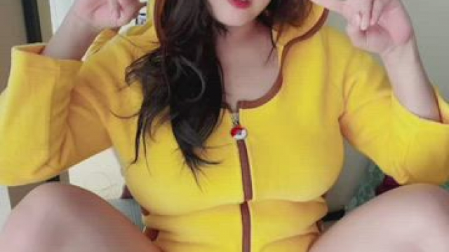 Do you like Japanese girl with cute anime pajamas?