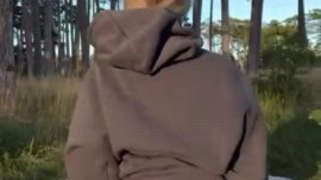 Asshole in the woods