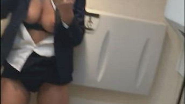 This is was stewardesses do between serving you meals