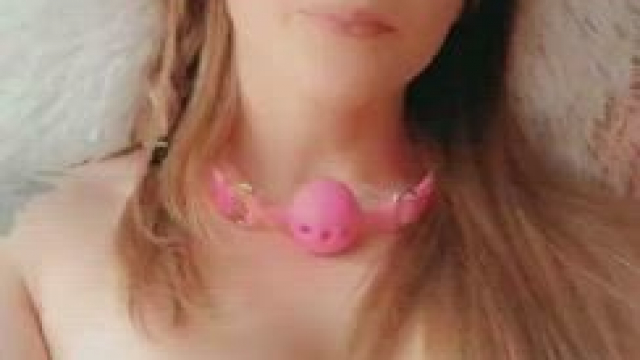 Feed me your cum, gag me, and forbid me to swallow