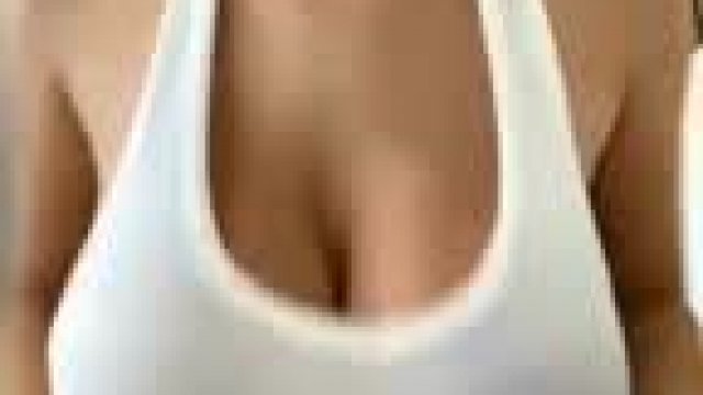 can't keep her shirt on