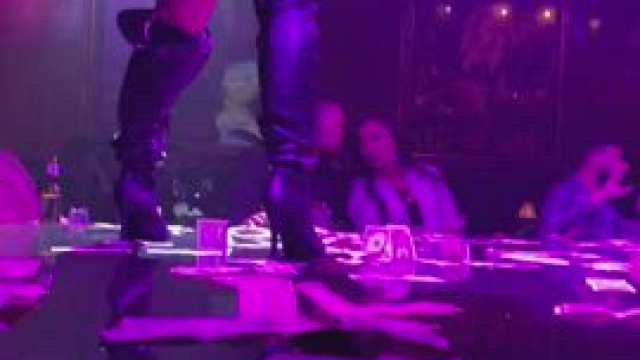 Kleio Valentien stirs a drink with a buttplug and he drinks it!