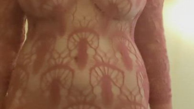 Lifting my lovely dress for you