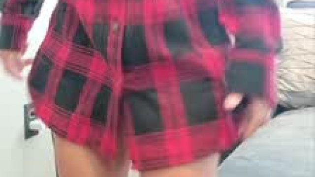 Latina trying to pull off plaid