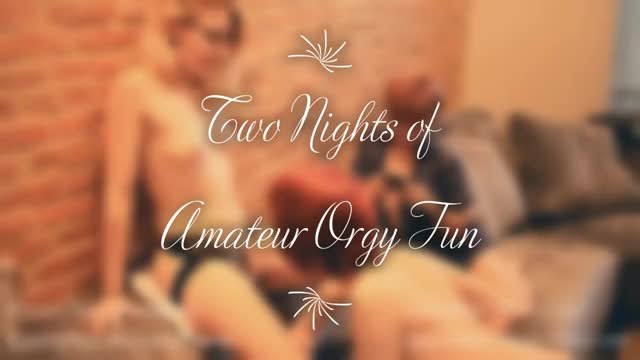 Two Nights of Orgy Fun (40:55) by River Gray. 50% off all solo videos and 25% off all videos till mi