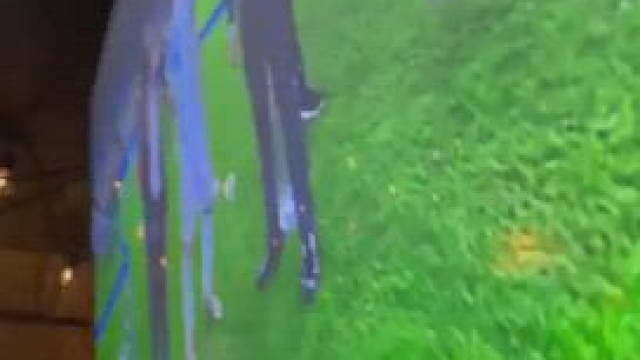 Flashing at the sports bar