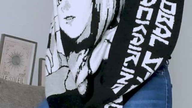 Wait until you see what's under my sweater!