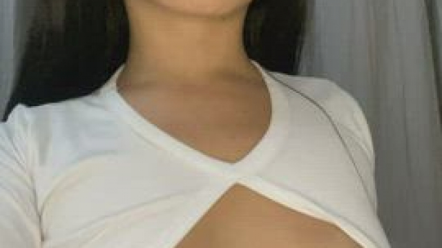 My small tits are always down to play