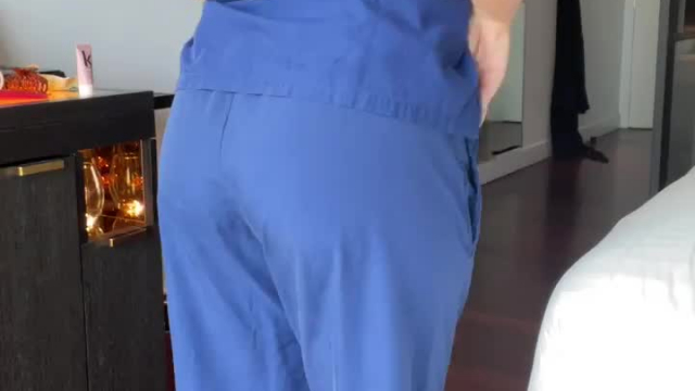 I got ready in a hurry this morning and forgot to put on panties. Do you think a