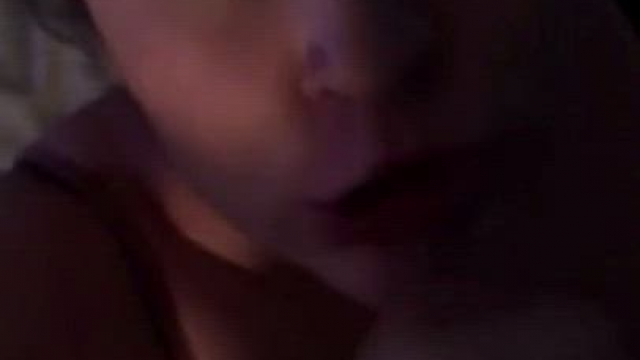 Love how she strokes it all out with her tits out