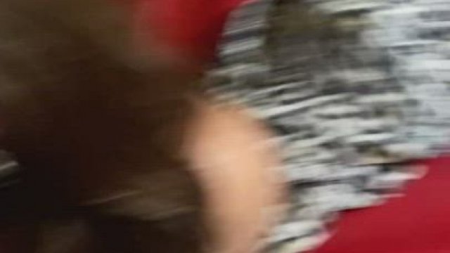 There’s no doubt it’s deep in my throat when I leave lipstick on the base of his