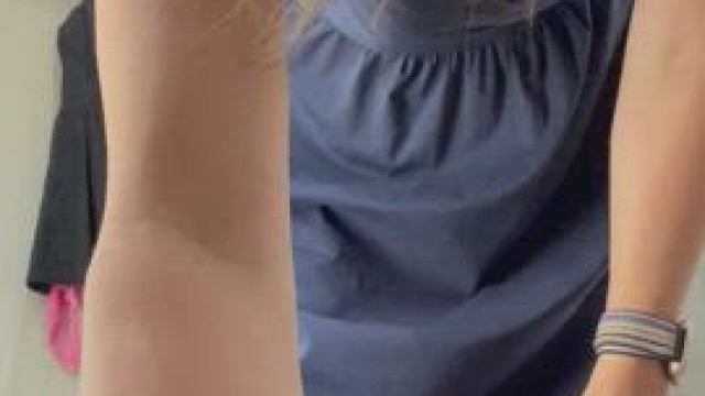 Got a bit horny while trying on dresses yesterday [GIF]