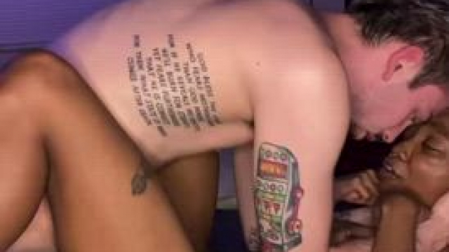 Sensual sex with white penis