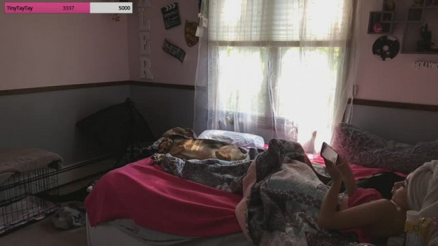 She knew what she was doing during the livestream