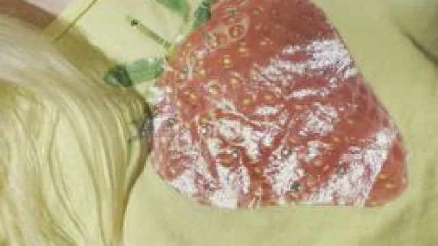 flashed them on the sidewalk