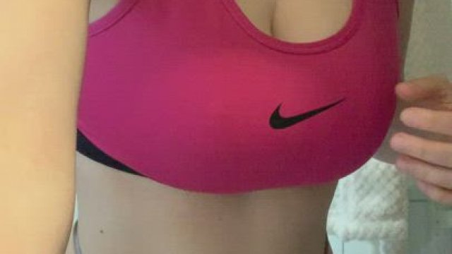 Getting ready for shower after dance lessons