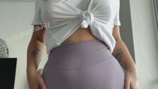 Spreading it well for you + a little titty bonus at the end