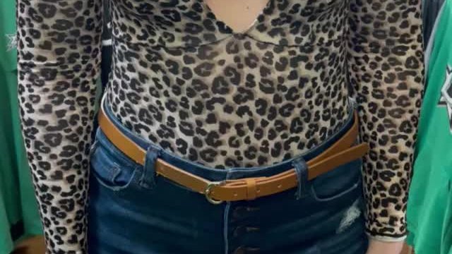 I can’t help but to show you my tits in this shirt. Hope you enjoy them! [F31]