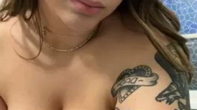 Jumping in the shower ;)