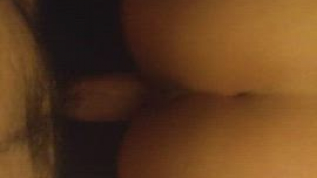 Riding doggy like it's her dildo