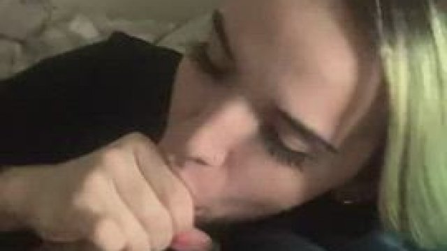 Waits til cum to put it back in