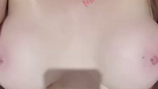 Getting my nipples played with in the bath with company this time