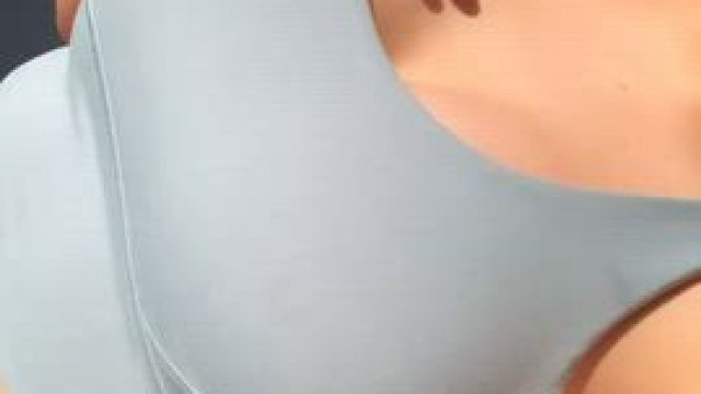 Thinking about a cock sliding between my huge tits