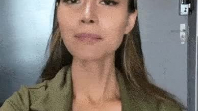 A kiss and a beautiful cleavage