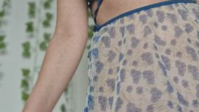 If my teasing worked...you can put head under my skirt please