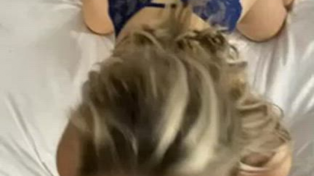 I love getting on all fours and having my face fucked by my husband's cock