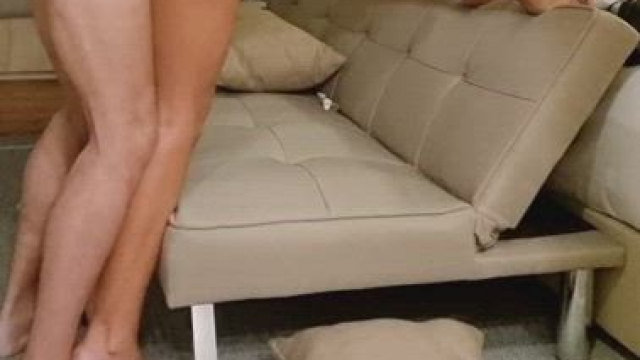 My tittys feel so good when they swing like this while getting my cheeks clapped