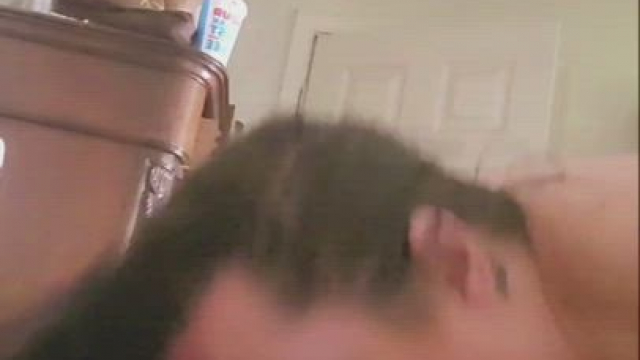 I needed that cum so bad I sucked it hard until he came in my mouth!