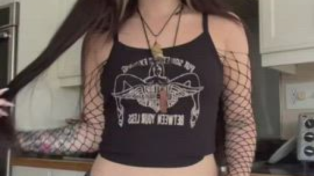 hopefully my small pierced titties and huge booty can make your Monday a little b