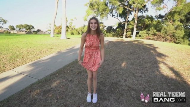 Ellie Eilish - Twirls In The Park And Flashes Her Pussy