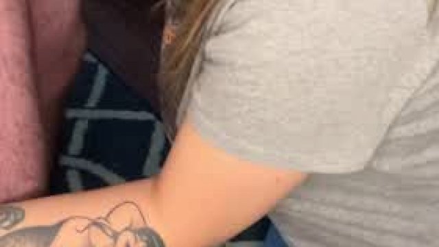 Just walked in from running an errand, he told me to get on my knees & l