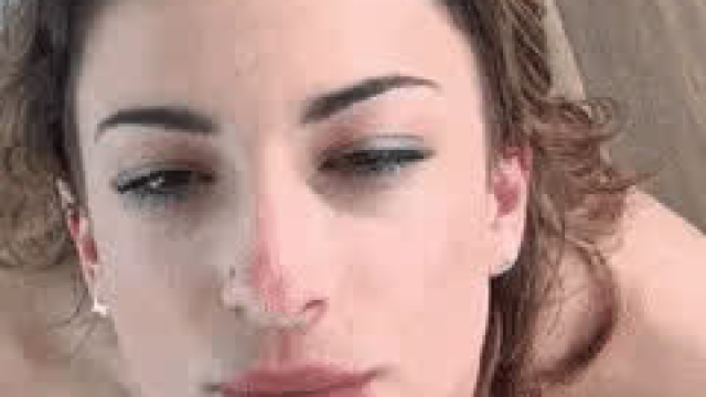 Ropes across her face