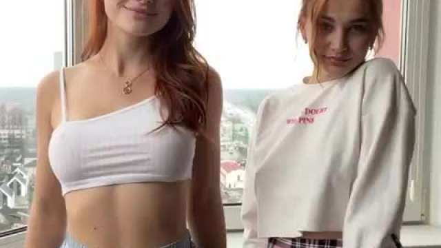 We Like Flashing Our Boobs to Older Buddies