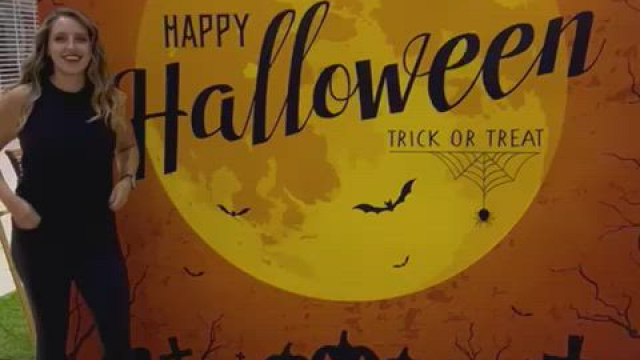 Middle of the mall - Happy Halloween!