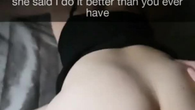 Cheating GF cucks BF on snap after Christmas party (source in comments)