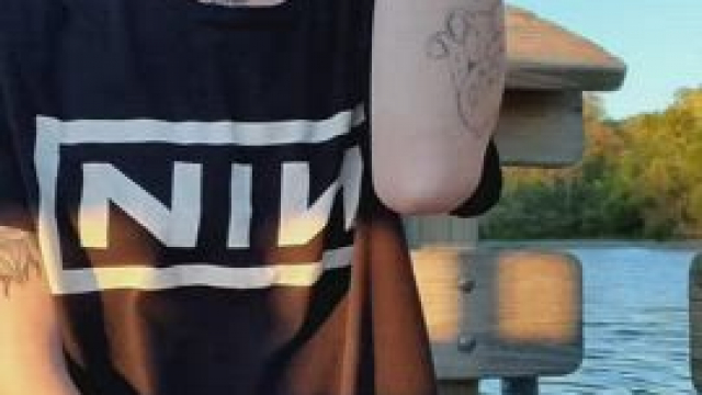 I love being by the water at sunset