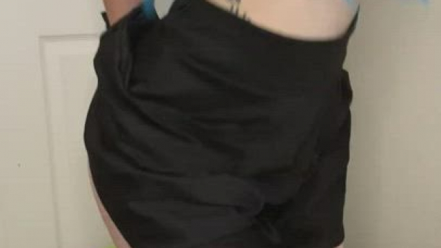 Would you bend me over and lift my skirt?