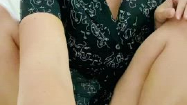 Let me show you what’s hiding under my dress while I’m teaching. [f]40