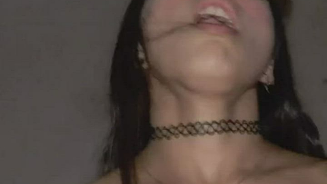 Jumping on his monster dong