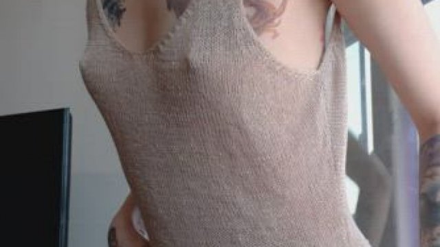 Would you let a cute little teen bounce on your cock?