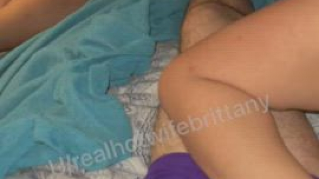 Hubby Caught Me Getting a Cumshot on My Ass