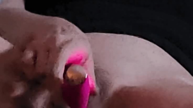 Getting the owned pussy warmed up