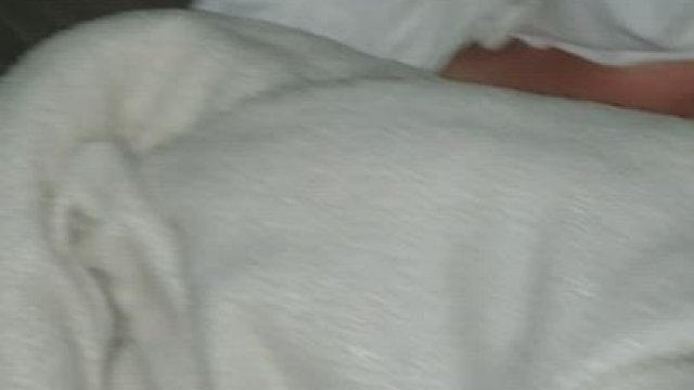 Cumming on her clothes and chubby chest